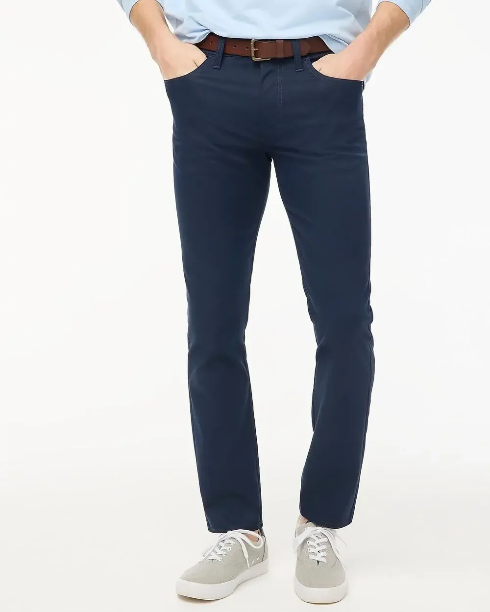 J. Crew | Navy Slim Straight Fit 5-Pocket Tech Pants Business Casual Sz 36x30